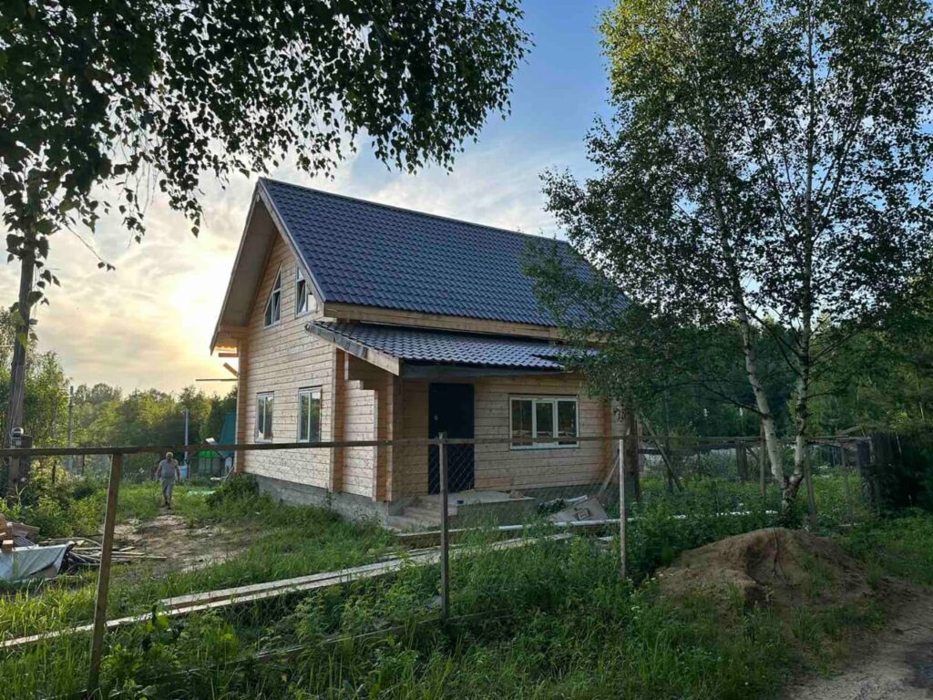 Дом из профилированного бруса площадью 90 м²